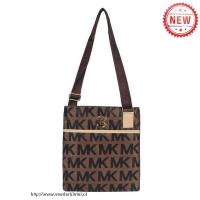 michael kors jet set logo groot bruin crossbody zakken Amsterdam Boutique 320pq441